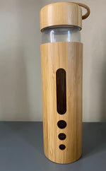 Load image into Gallery viewer, OWM Bamboo Glass Bottle
